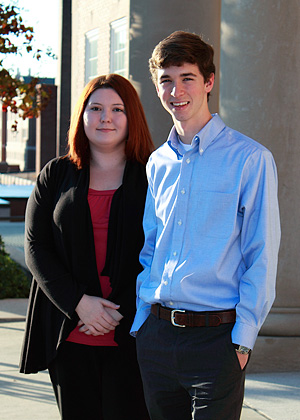 Kayla Pate and Hunter Rogers