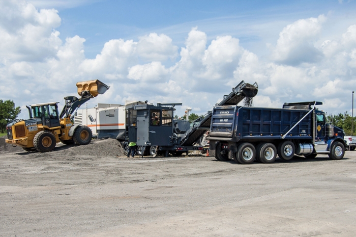 Cold central plant recycling is one of the innovative pavement preservation methods used on U.S. Route 280.