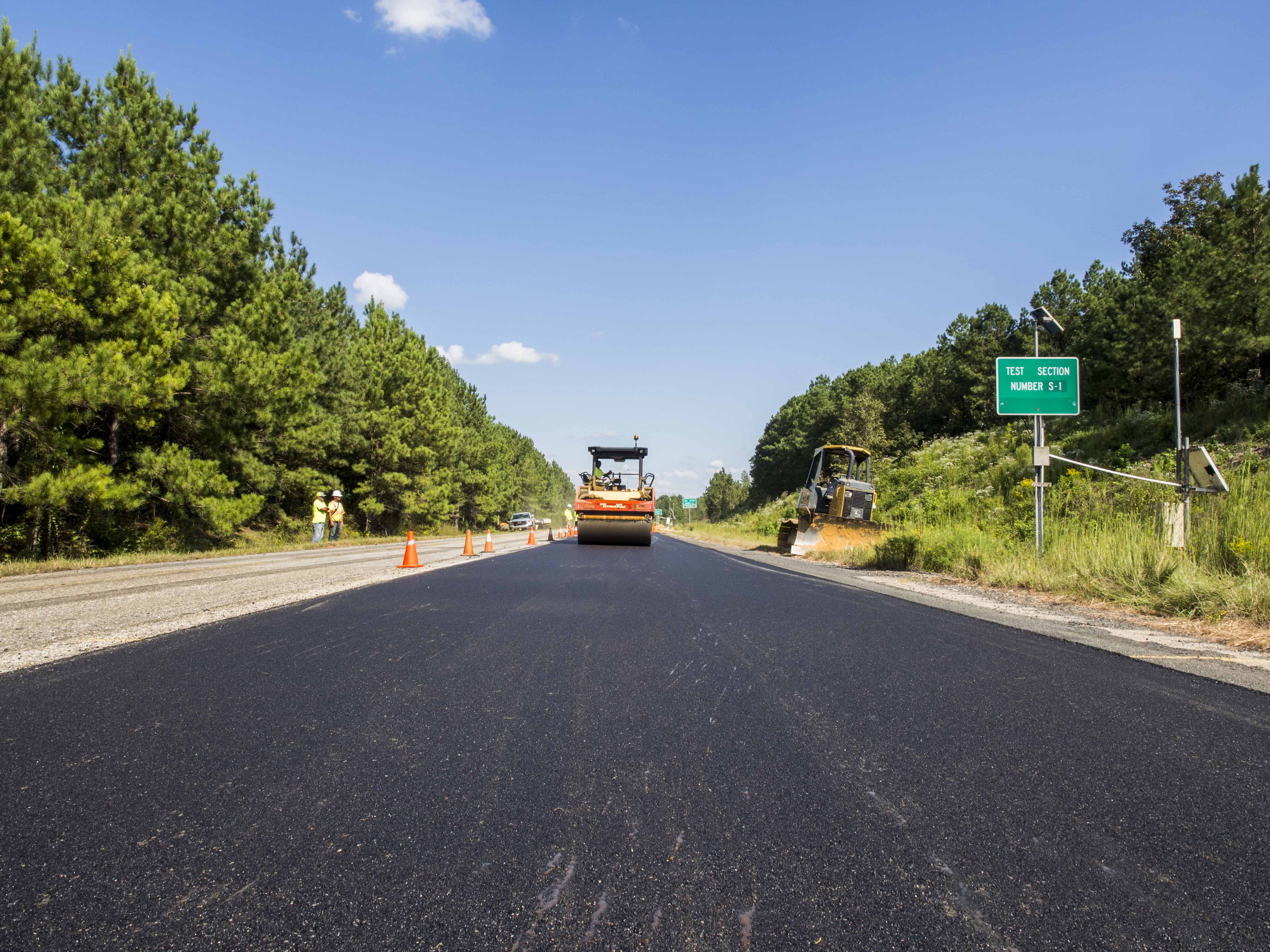NCAT Test Track Section S1, sponsored by Oklahoma, will be used to evaluate the field performance of asphalt mixes designed using a balanced mix design approach.