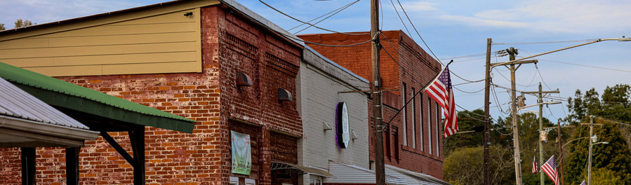 Downtown of a small Alabama Town