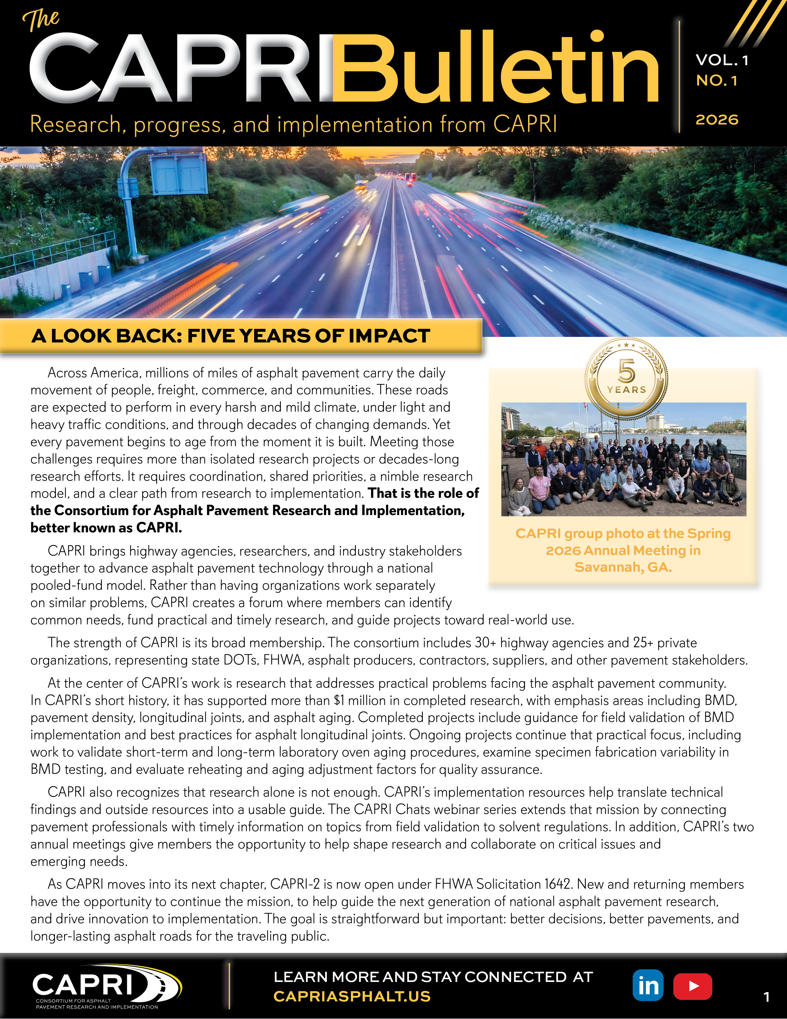 Newsletter page 1