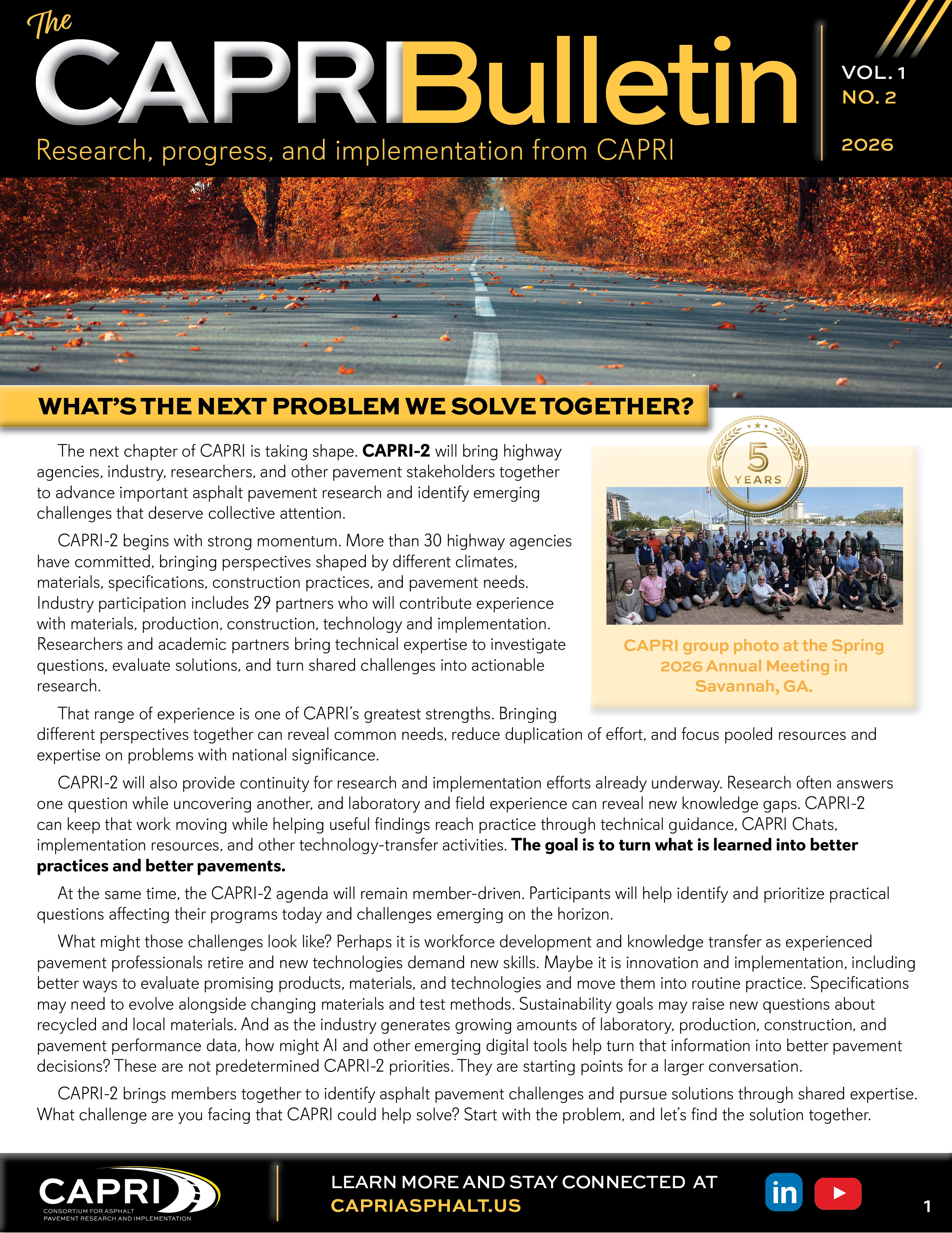 Newsletter page 1