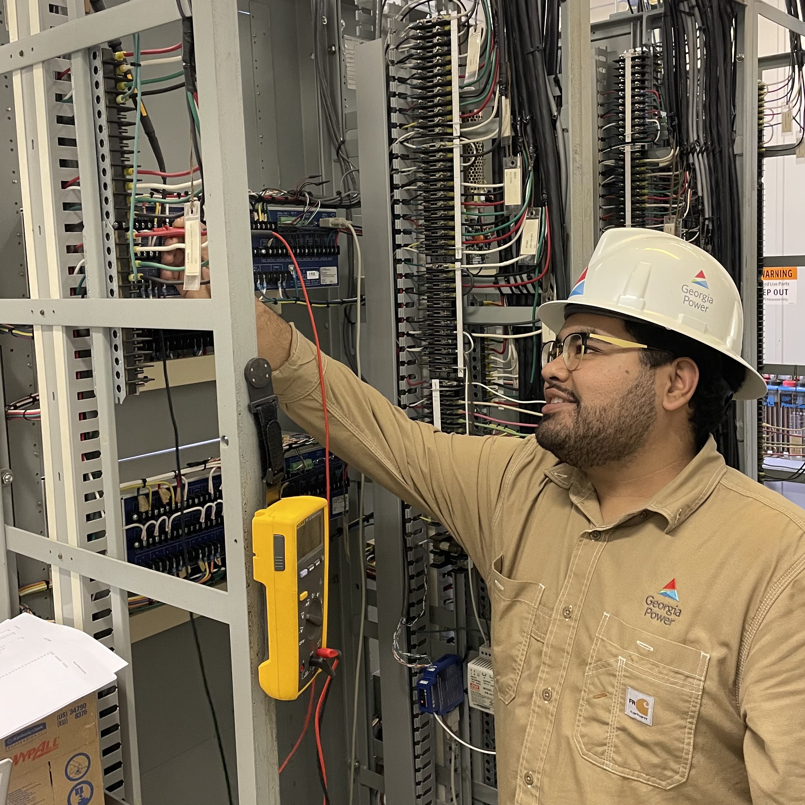 On the job photo