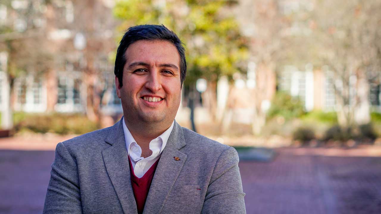 Assistant chemical engineering professor Panagiotis Mistriotis