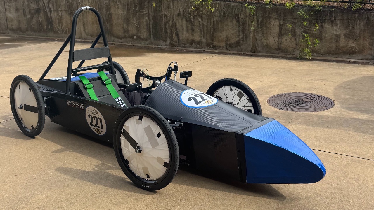 Auburn University's Greenpower USA team's electronic car.