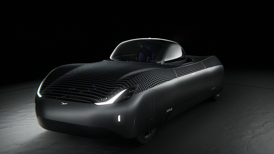 The flying car designed and developed by Alef Aeronautics.