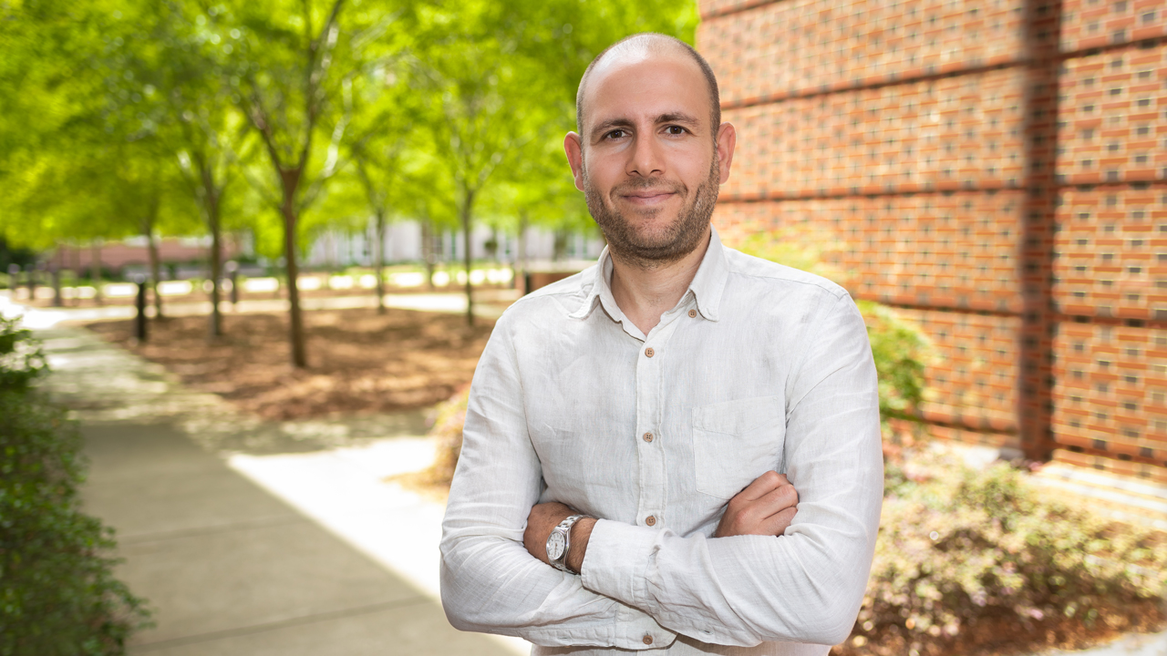 Assistant chemical engineering professor Panagiotis Mistriotis