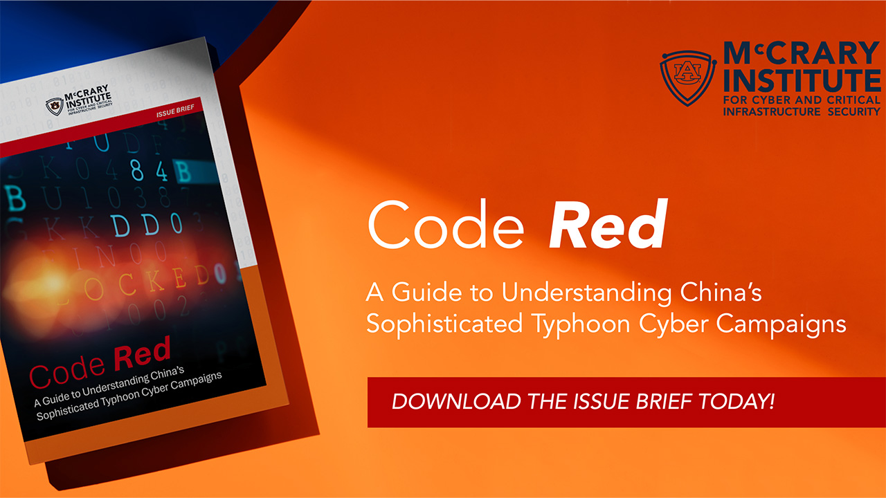 McCrary Institute releases paper to help Americans understand the cyber threat coming from China