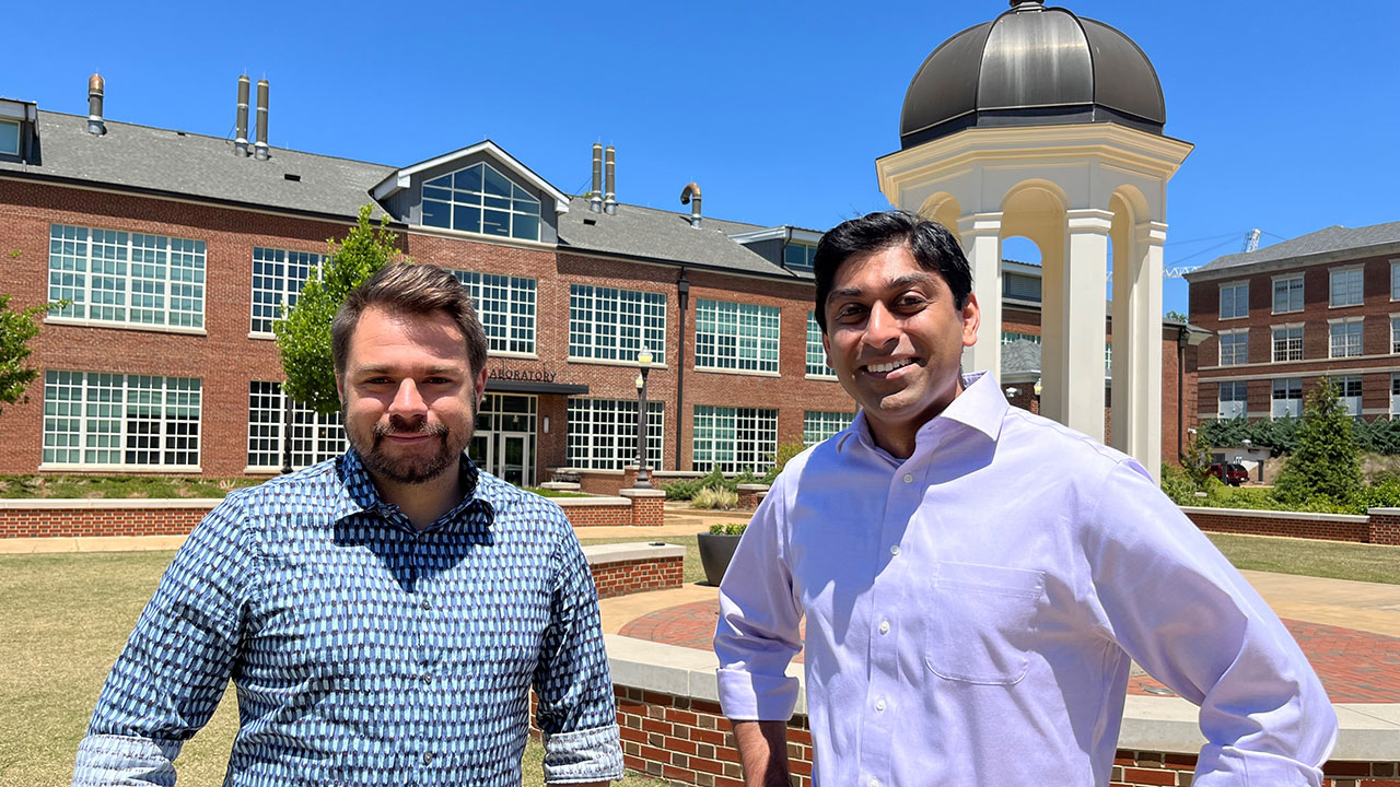 Alton Stoute, left, and Rehman Qureshi