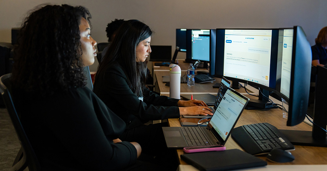 The 33-credit-hour program is available fully online, on campus or in a hybrid format, making it accessible to working professionals and full-time students. 