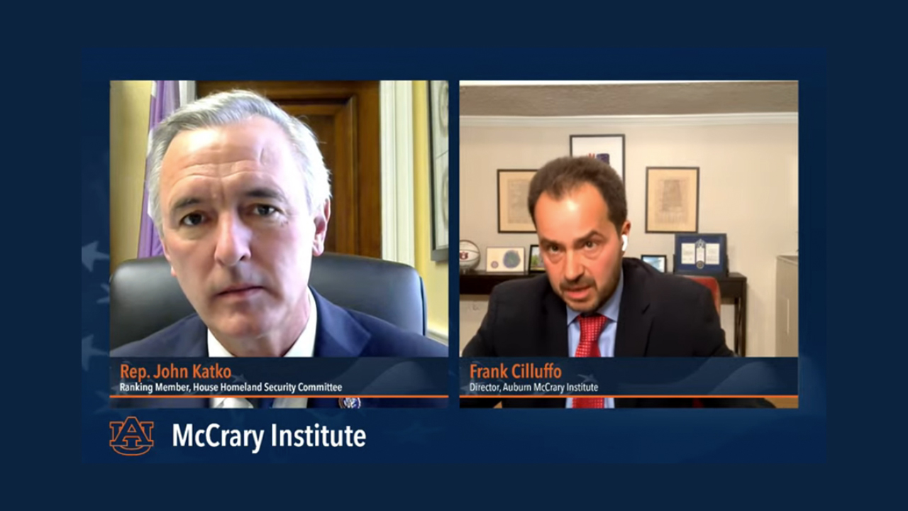 Rep. John Katko discusses cyber, homeland security in McCrary Institute virtual event