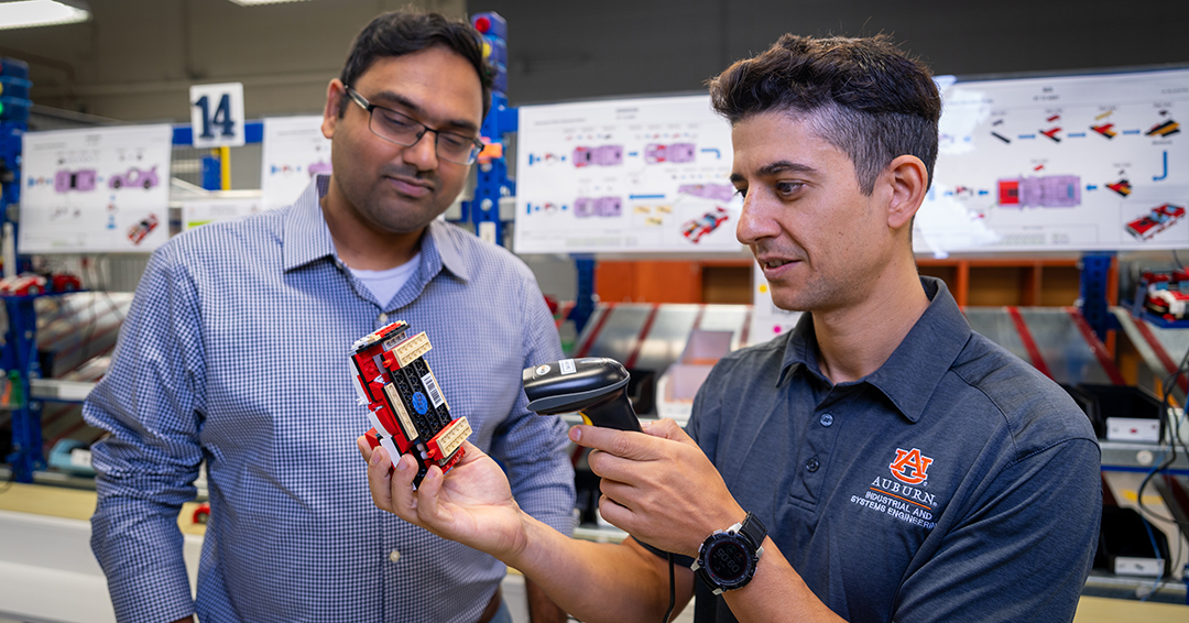 Sathya Aakur, associate professor of computer science and software engineering, and Konstantinos Mykoniatis, associate professor of industrial and systems engineering, are developing artificial intelligence systems that monitor manufacturing tasks, identify potential problems and predict whether small errors are likely to create larger ones later in production.