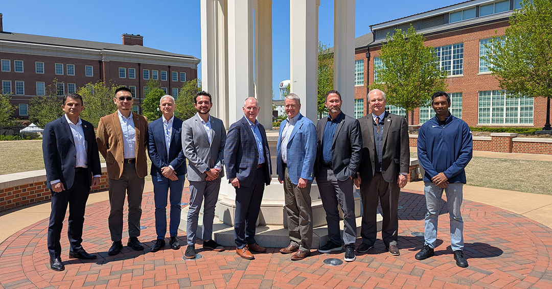 Lockheed Martin representatives met with NCAME researchers on campus this spring.