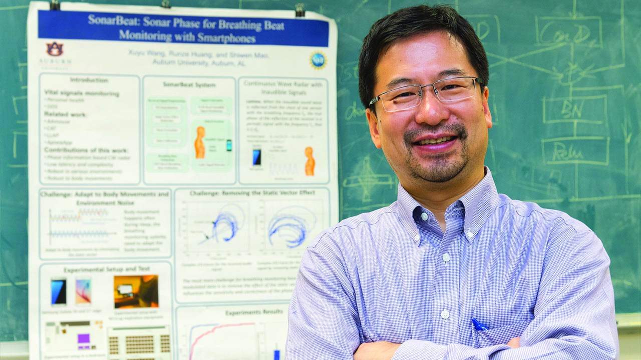 Shiwen Mao is director of the Wireless Engineering Research and Education Center.