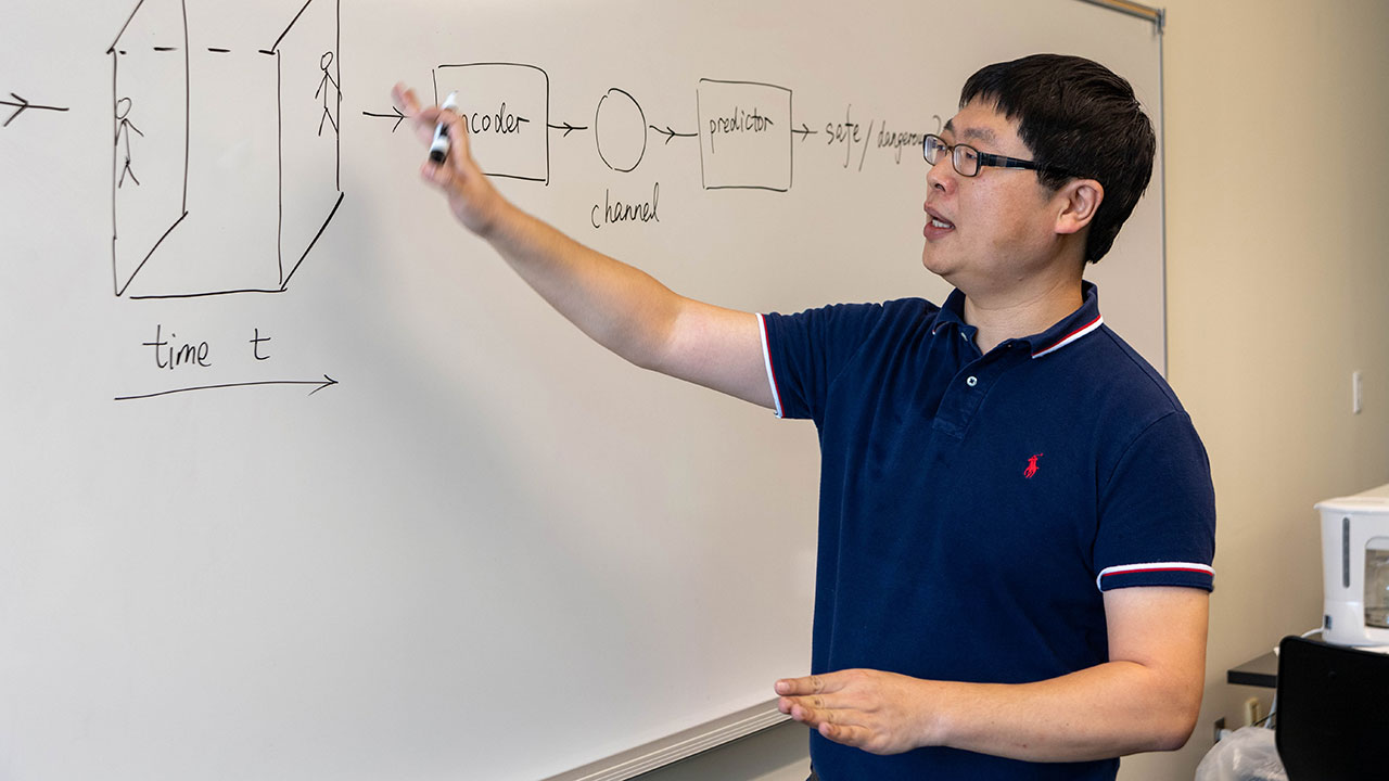 Yin Sun said the impact of his research can be transformational for robotic systems and real-time artificial intelligence.