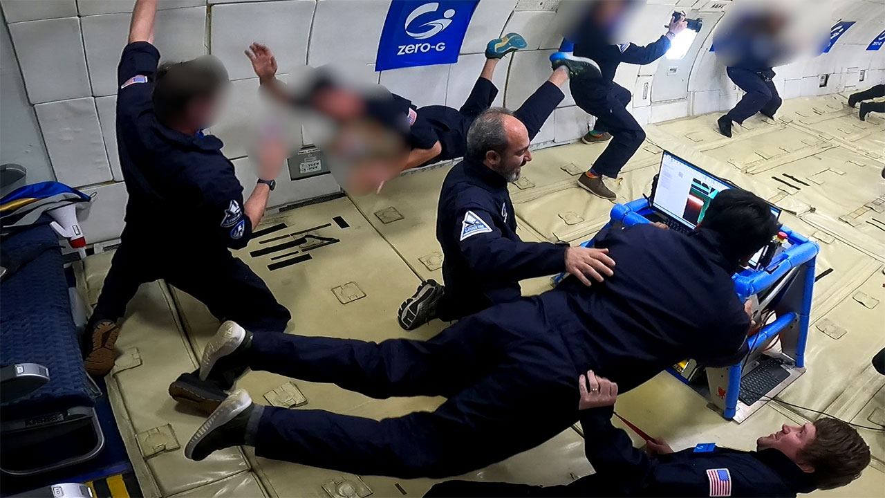 Masoud Mahjouri-Samani and researchers successfully tested this compact nanoparticle 3D printer in zero gravity.