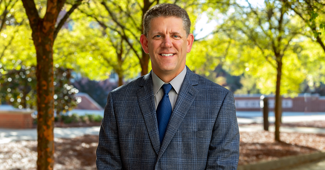 David Timm, Auburn University civil and environmental engineering chair, in a headshot portrait.