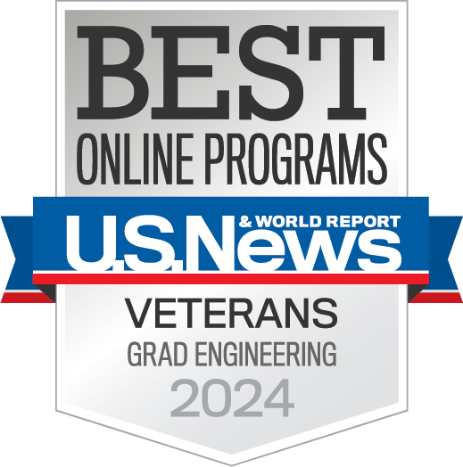 US News Badge Graduate Online Military Programs