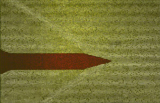 Measured deflection for a cone model placed in a Mach 2.0 wind tunnel.