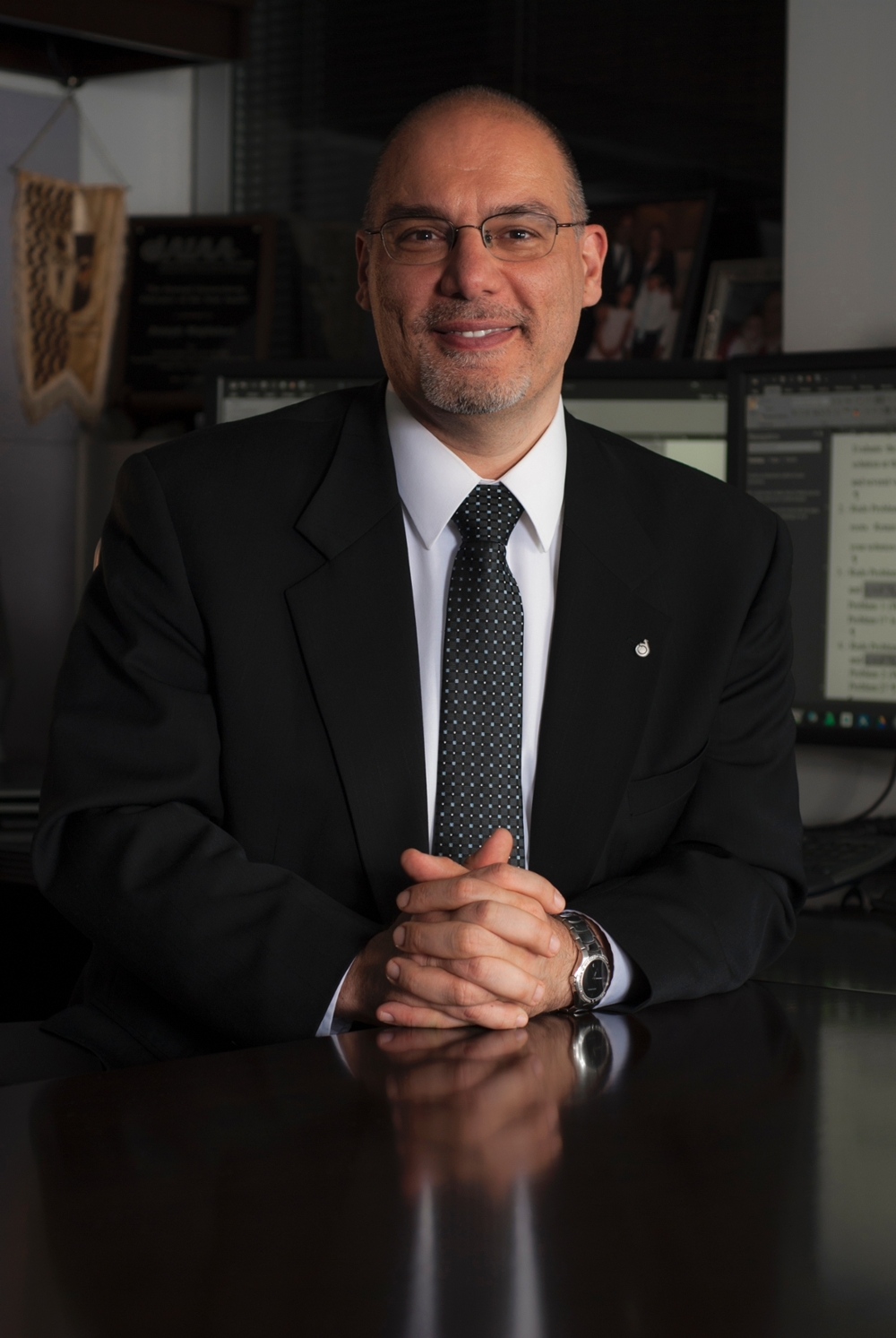 Joe Majdalani at desk