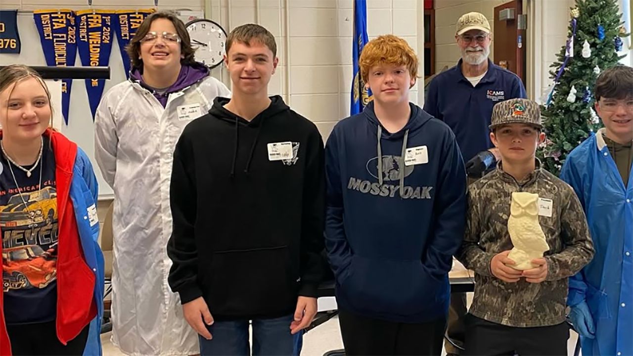 Since January, John Cranston, program coordinator, has visited 22 schools across Alabama to deliver Bird Inc., a high-energy, interactive classroom experience.