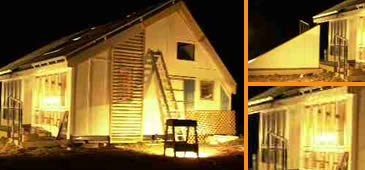 House at night