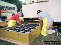 Checking batteries