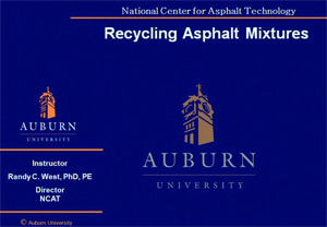 Recycling Asphalt Mixtures