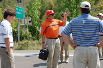 Test track walking tour