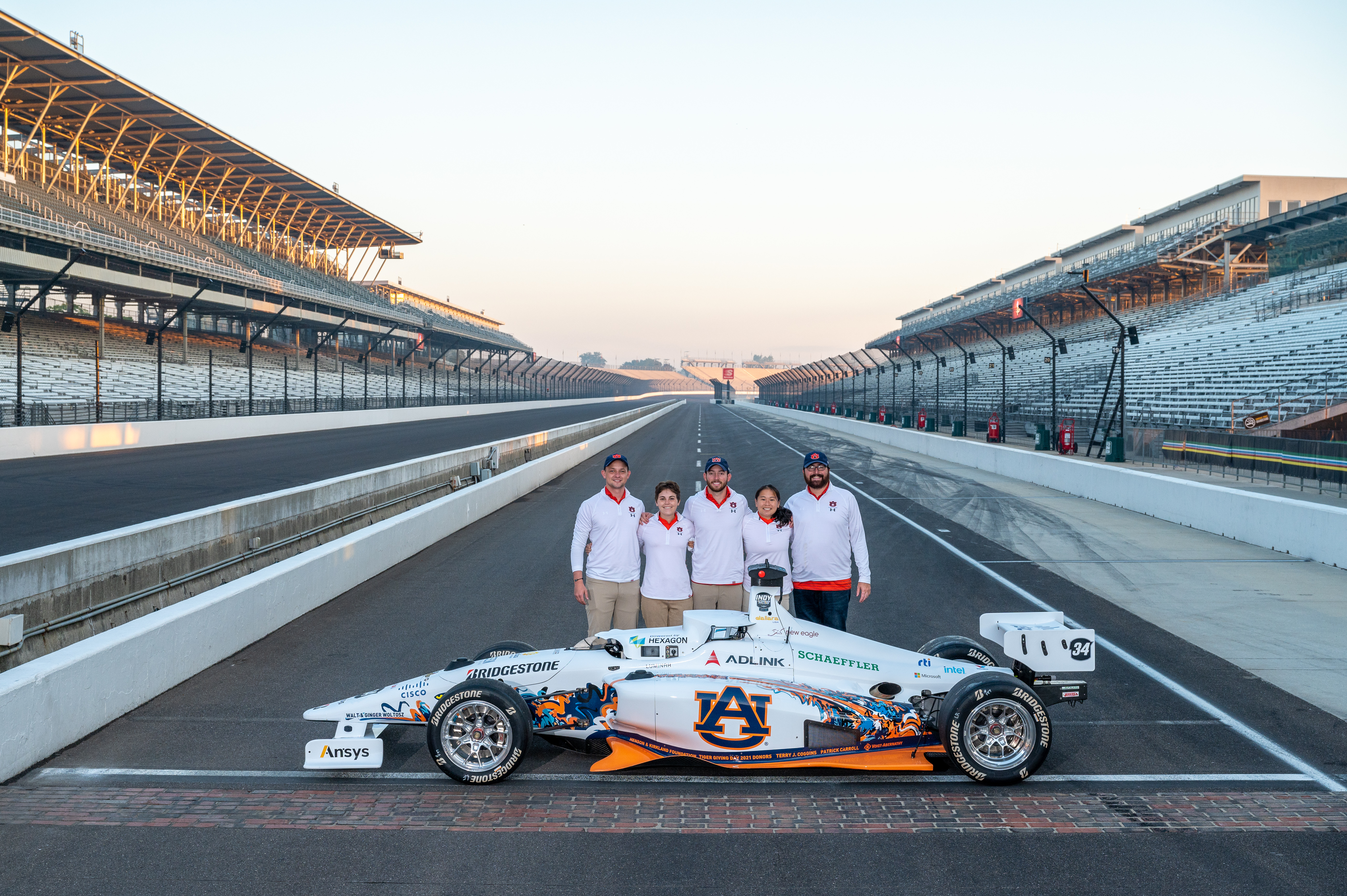 Team at Indianapolis Motor Speedway