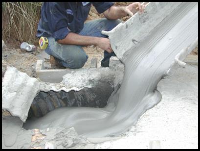 CR 43 close up of flowable fill